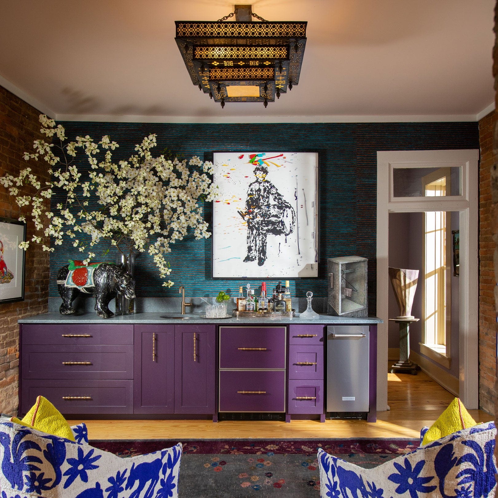 Interior by Goddard Design Group. Photograohy by Mark Jackson. Goddard Design used our Bamboo Pull