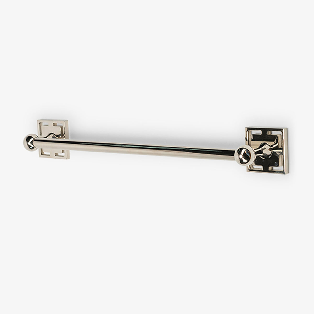 Benson Brass Towel Bar - Polished Nickel#Size_18" c-c