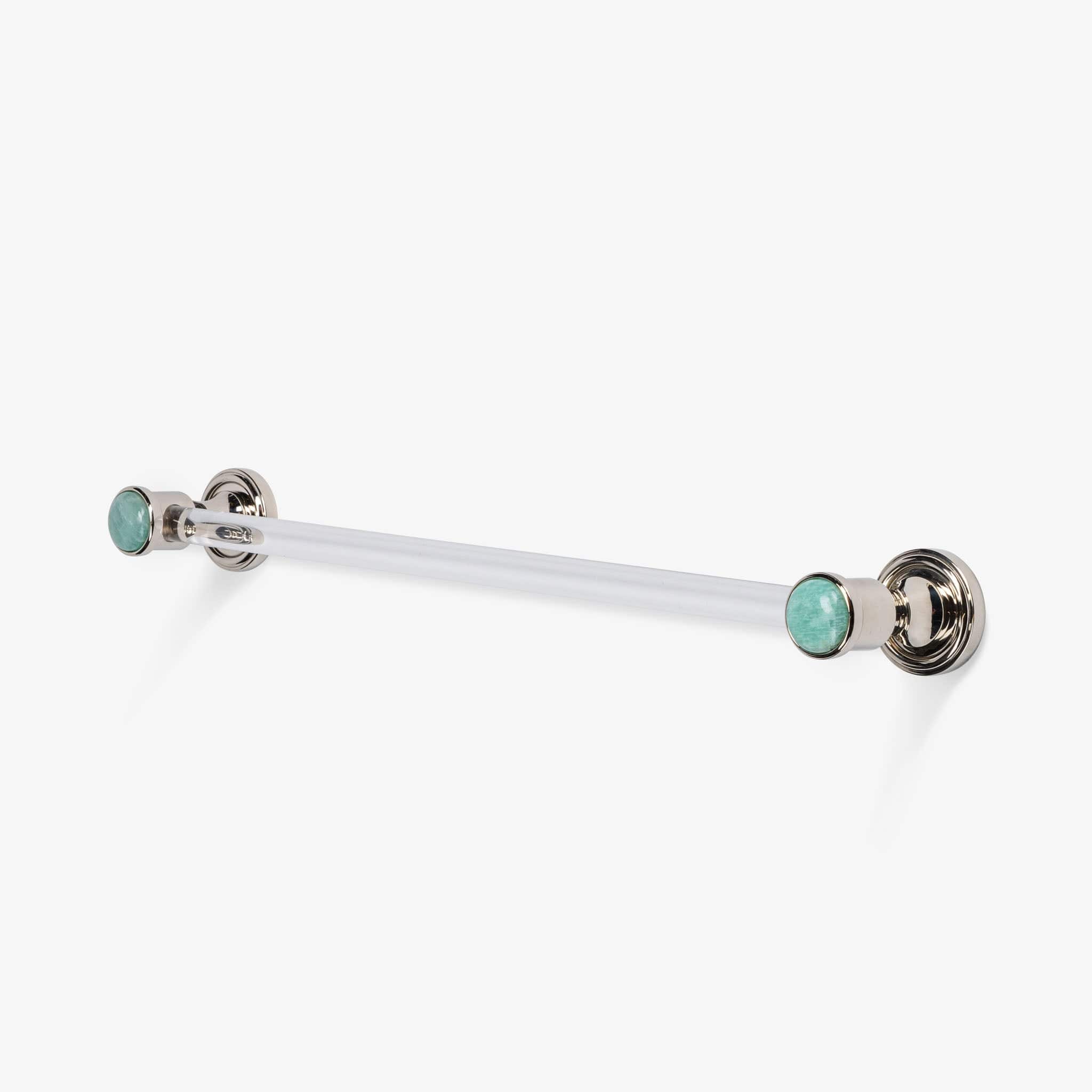 Modern Matter Luxury Bespoke Solid Brass & Lucite Towel Bar | Modern Matter Towel Bar