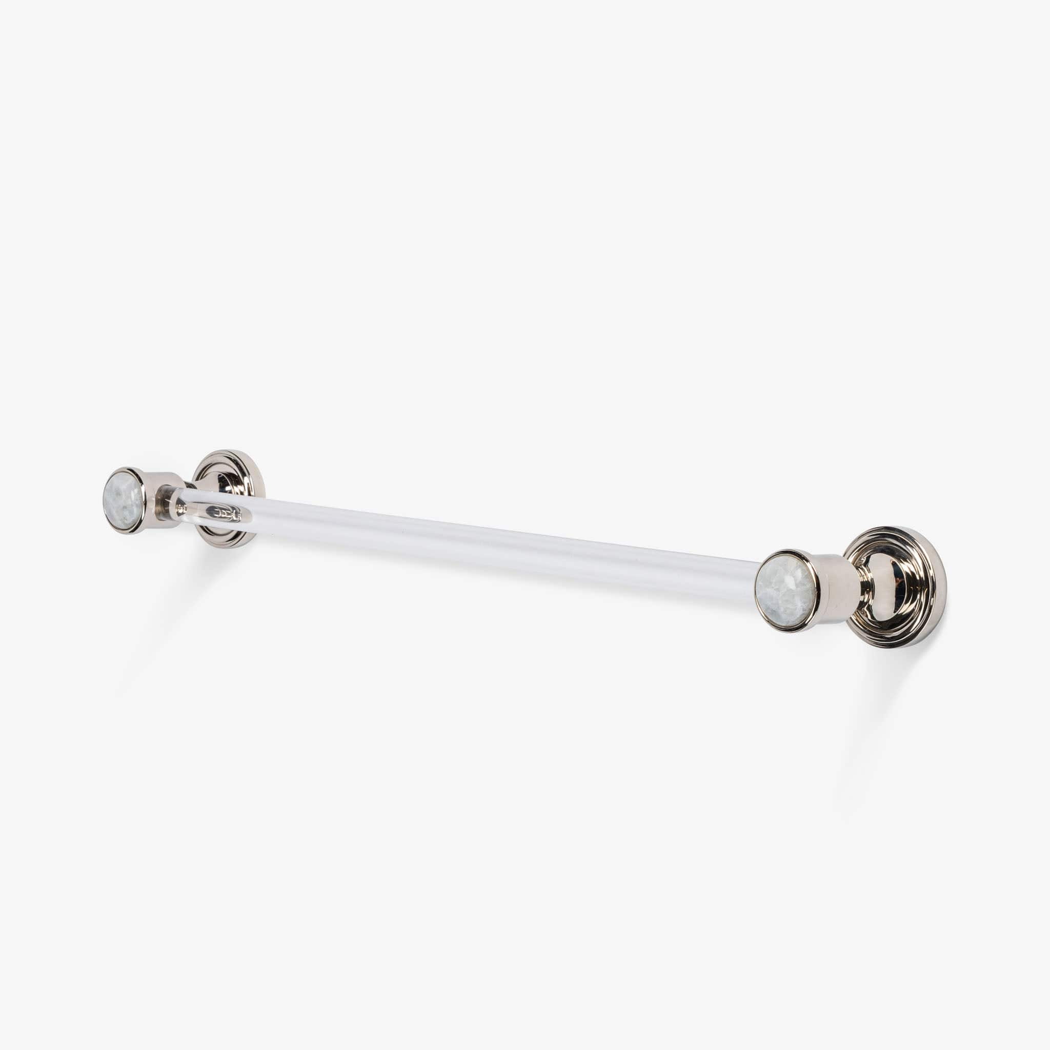 Modern Matter Luxury Bespoke Solid Brass & Lucite Towel Bar | Modern Matter Towel Bar