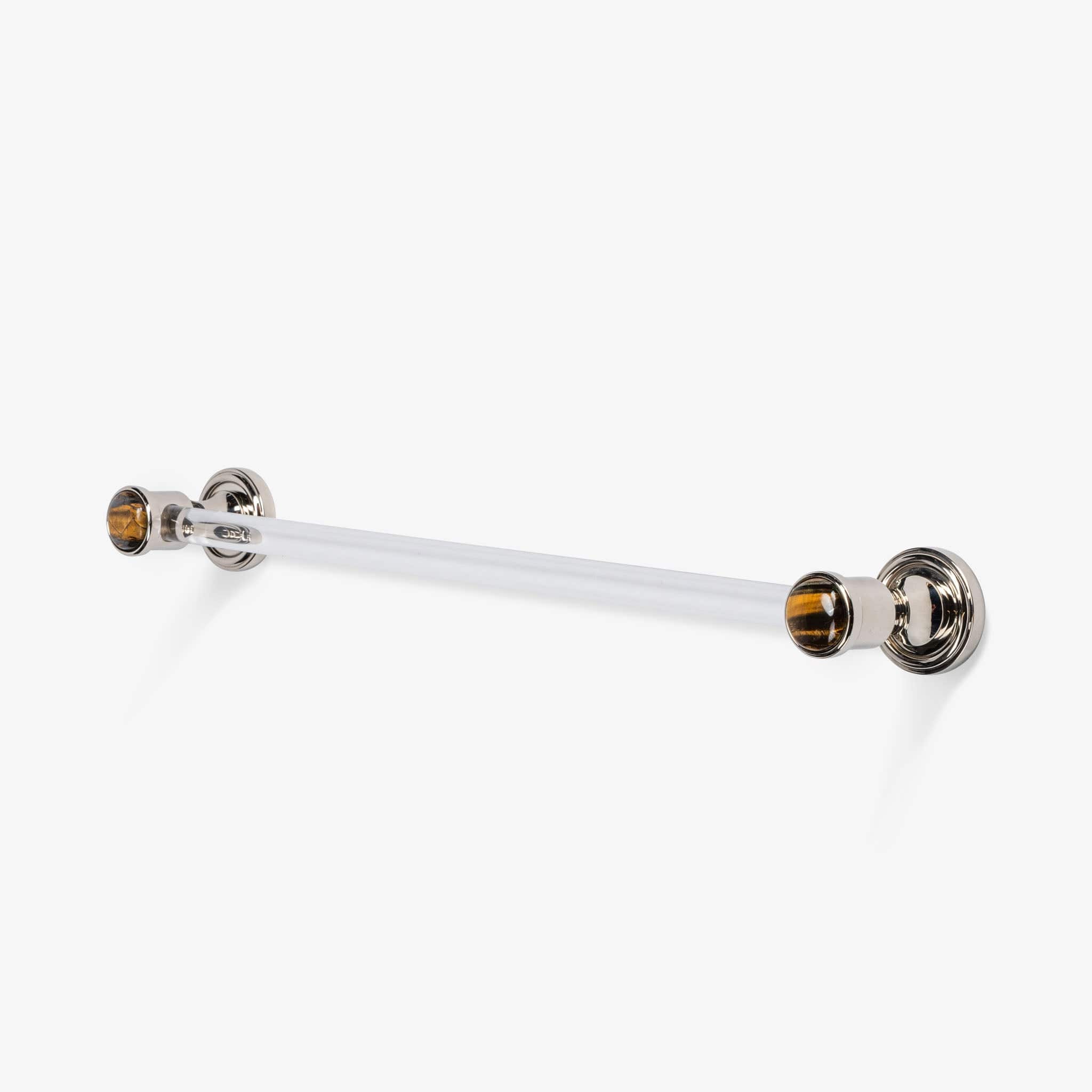 Modern Matter Luxury Bespoke Solid Brass & Lucite Towel Bar | Modern Matter Towel Bar