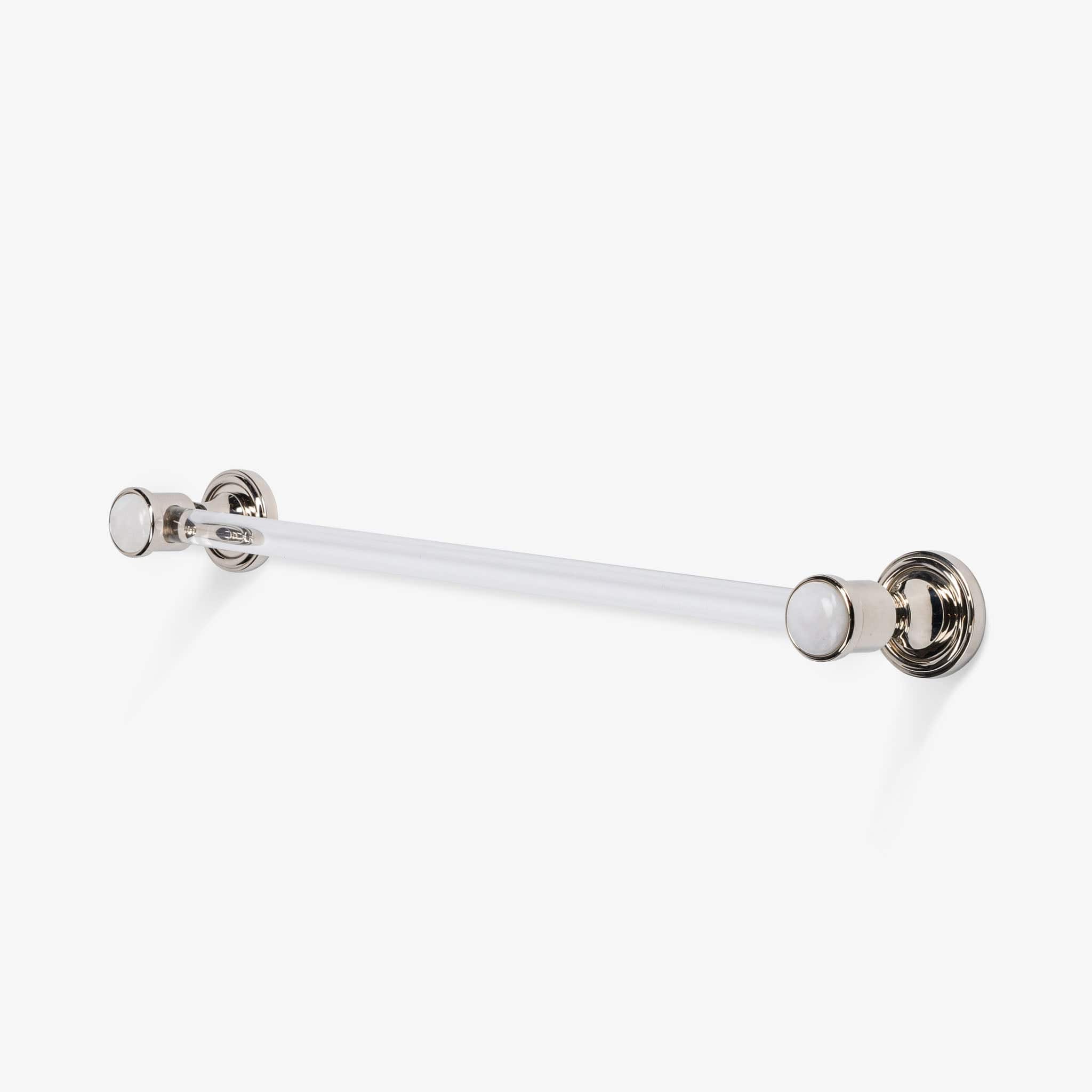 Modern Matter Luxury Bespoke Solid Brass & Lucite Towel Bar | Modern Matter Towel Bar