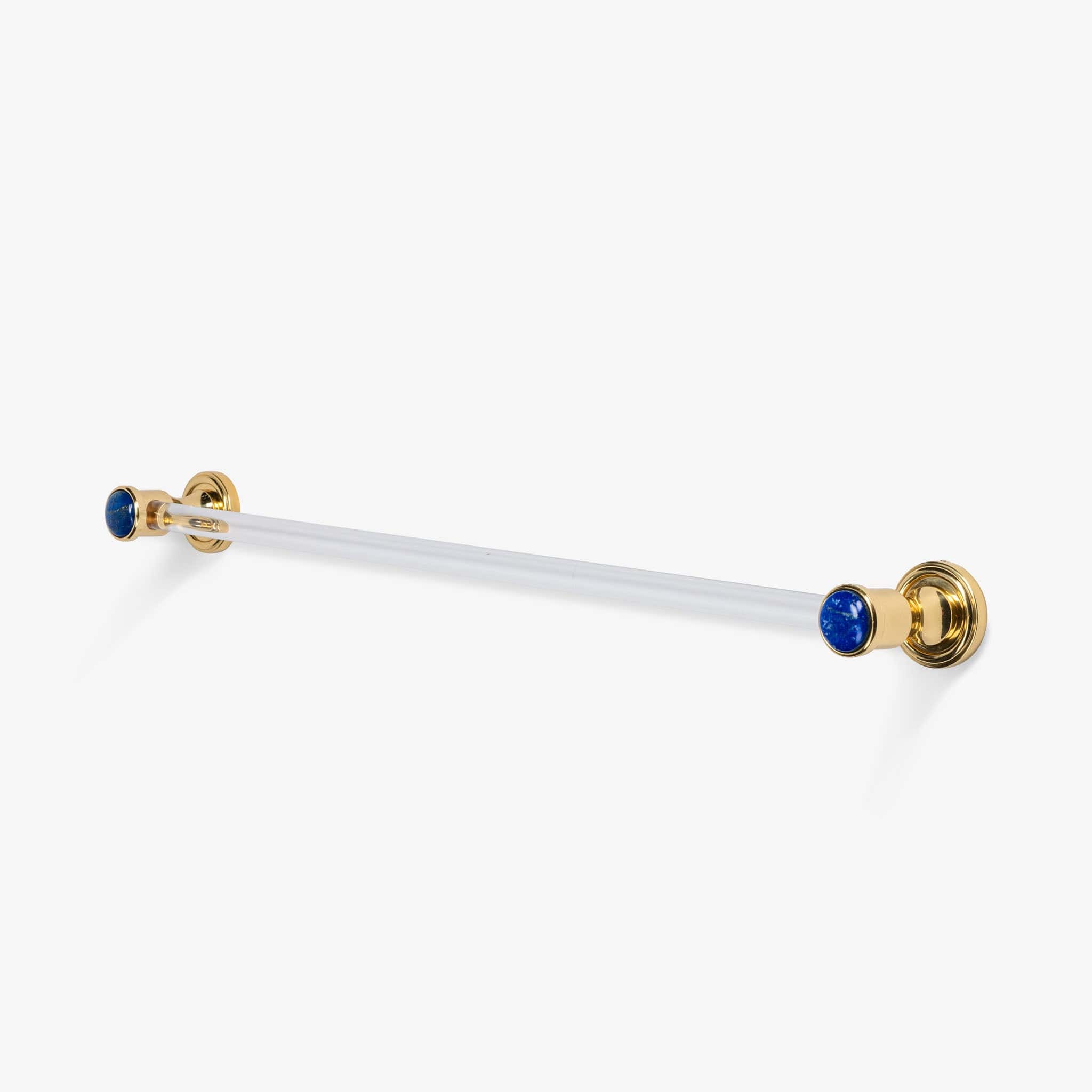 Modern Matter Luxury Bespoke Solid Brass & Lucite Towel Bar | Modern Matter Towel Bar