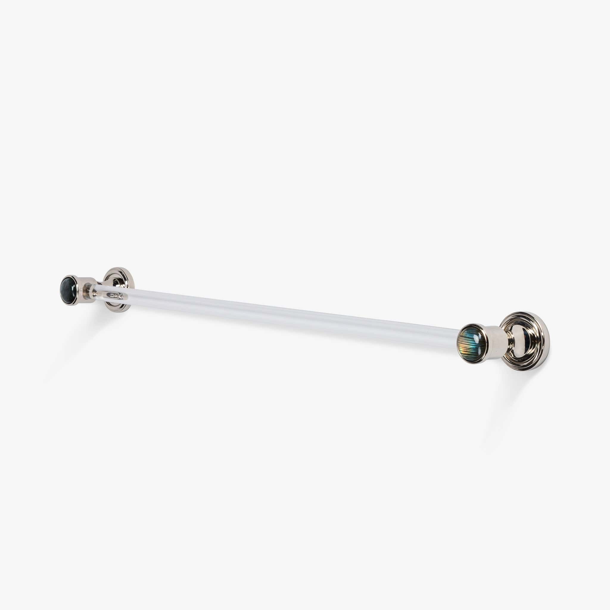 Modern Matter Luxury Bespoke Solid Brass & Lucite Towel Bar | Modern Matter Towel Bar