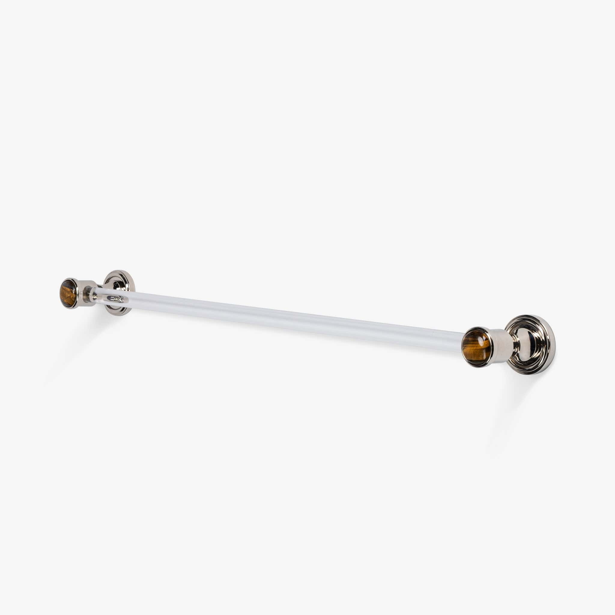 Modern Matter Luxury Bespoke Solid Brass & Lucite Towel Bar | Modern Matter Towel Bar
