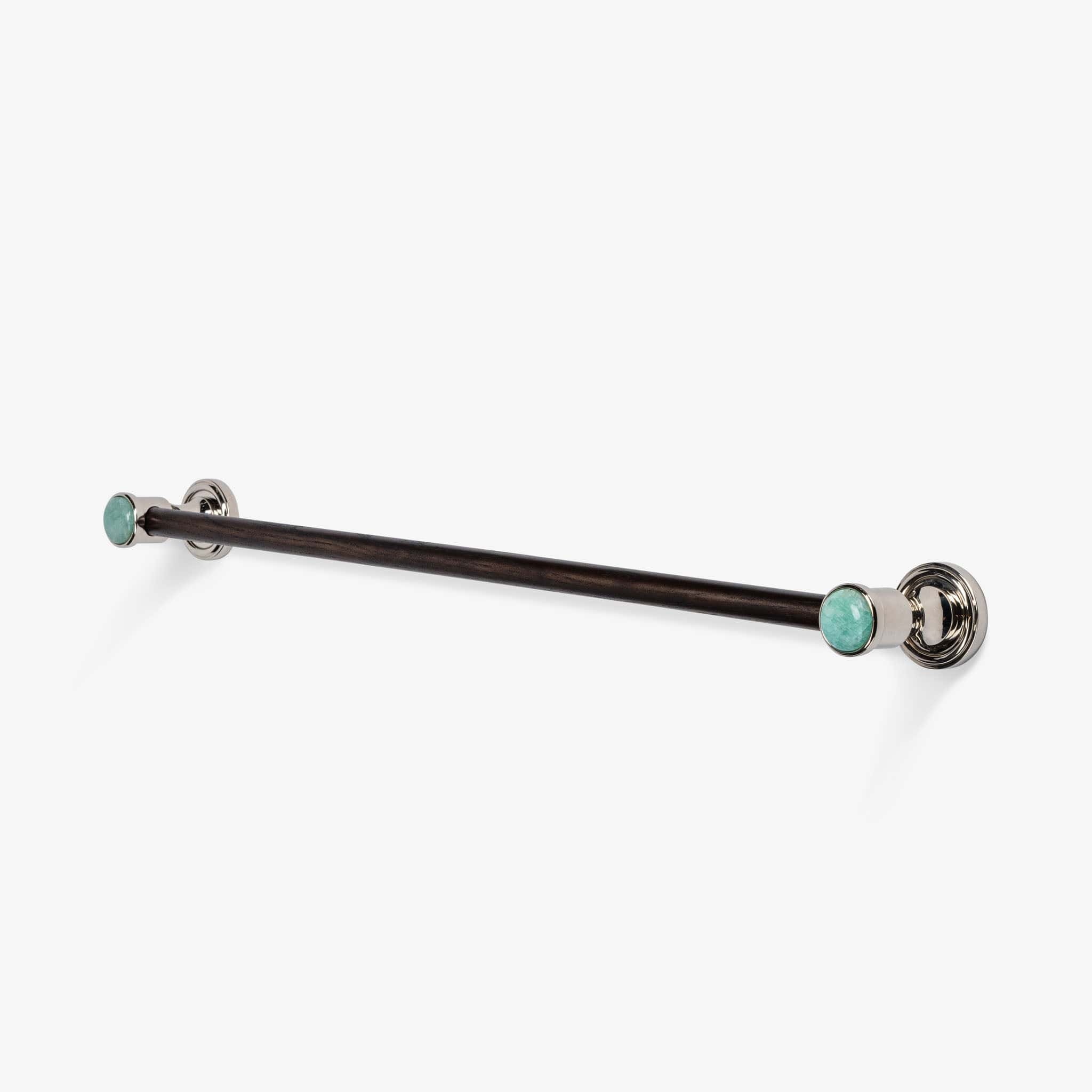 Modern Matter Luxury Bespoke Solid Brass & Wood Towel Bar | Modern Matter Towel Bar