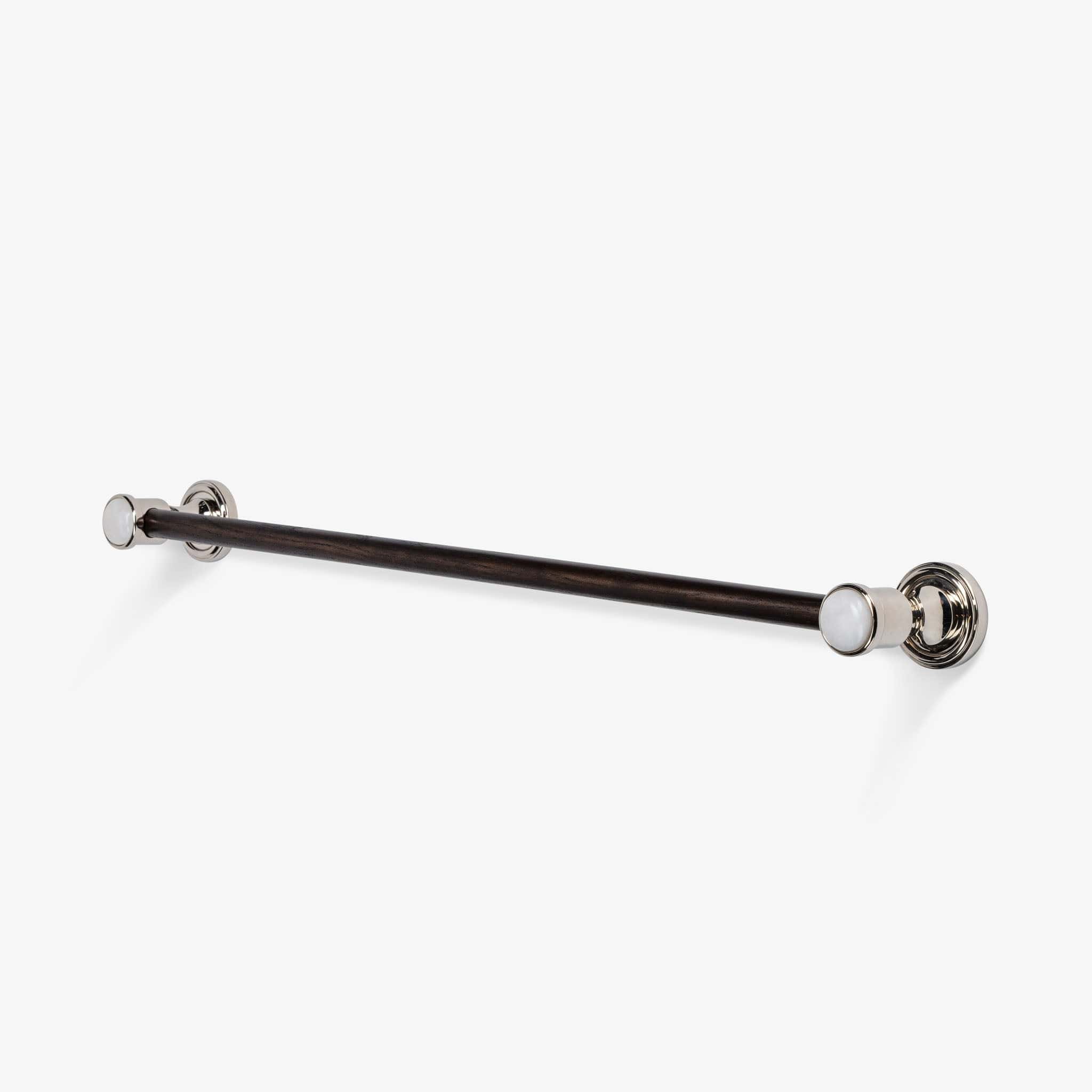 Modern Matter Luxury Bespoke Solid Brass & Wood Towel Bar | Modern Matter Towel Bar