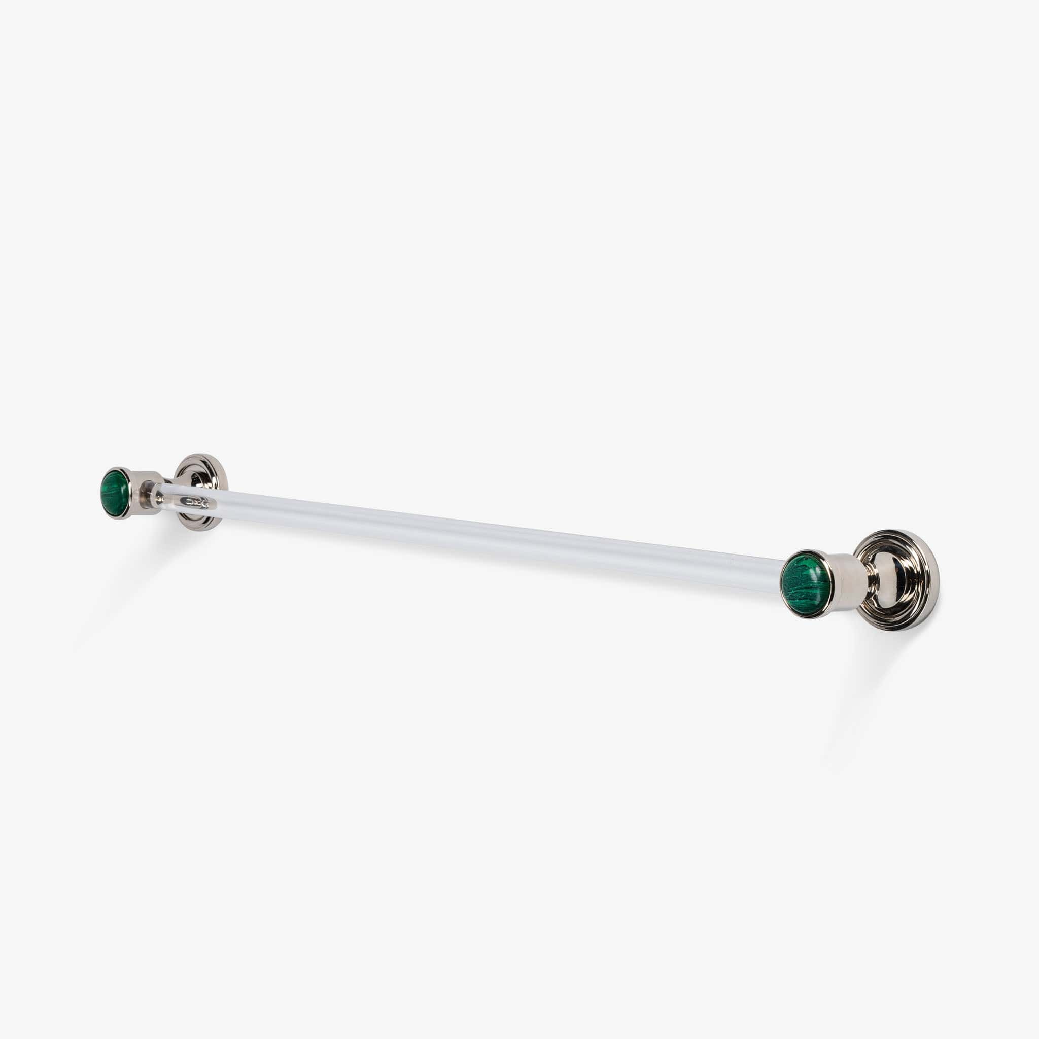 Modern Matter Luxury Bespoke Solid Brass & Lucite Towel Bar | Modern Matter Towel Bar