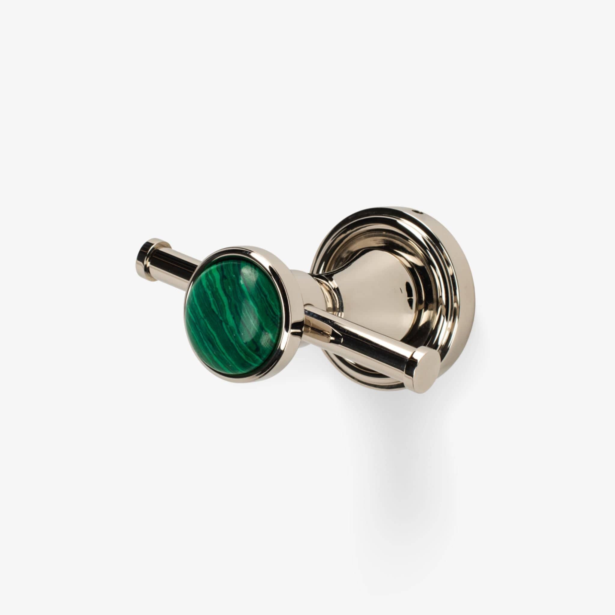 Modern Matter Luxury Bespoke Polished Brass Double Hook | Modern Matter Hook