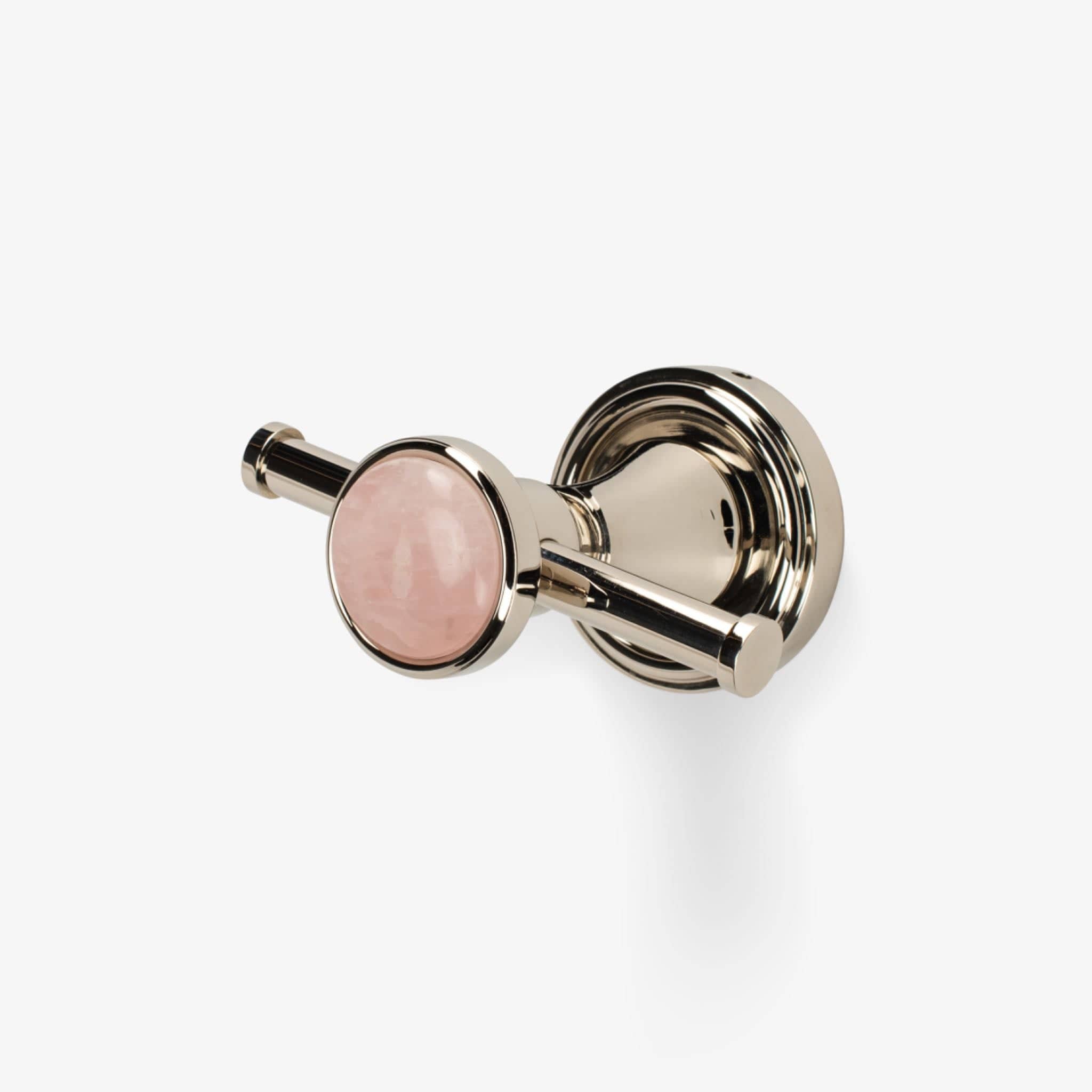 Modern Matter Luxury Bespoke Polished Brass Double Hook | Modern Matter Hook