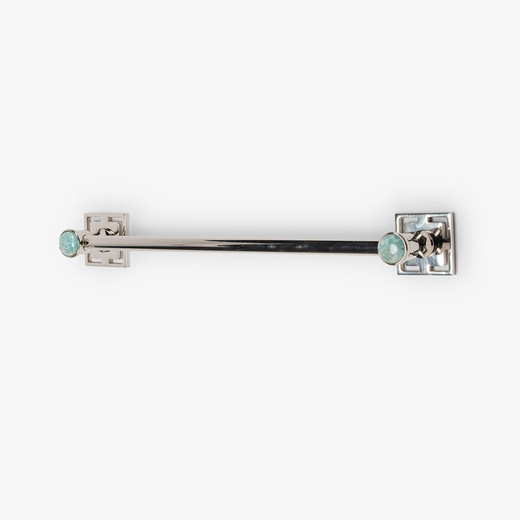 Benson Custom Brass Towel Bar - Polished Nickel