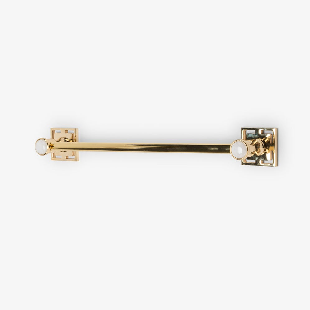 Benson Custom Brass Towel Bar - Polished Brass