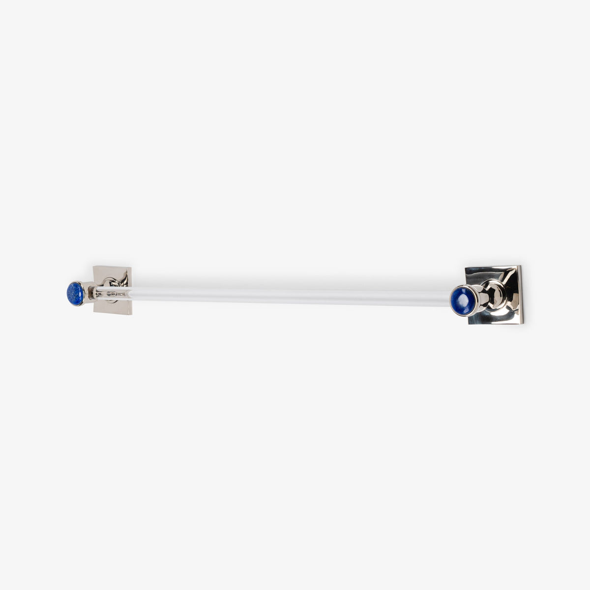 Astor Custom Lucite Towel Bar - Polished Nickel