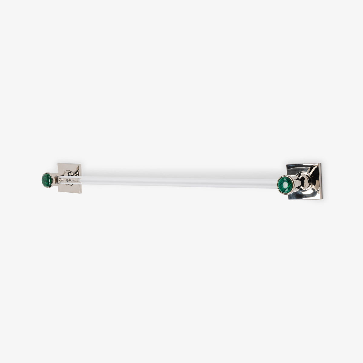 Astor Custom Lucite Towel Bar - Polished Nickel