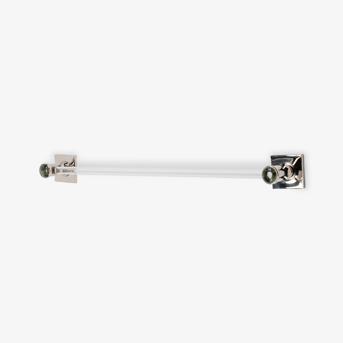 Astor Custom Lucite Towel Bar - Polished Nickel