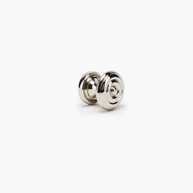 Valencia Rosette Knob - Polished Nickel