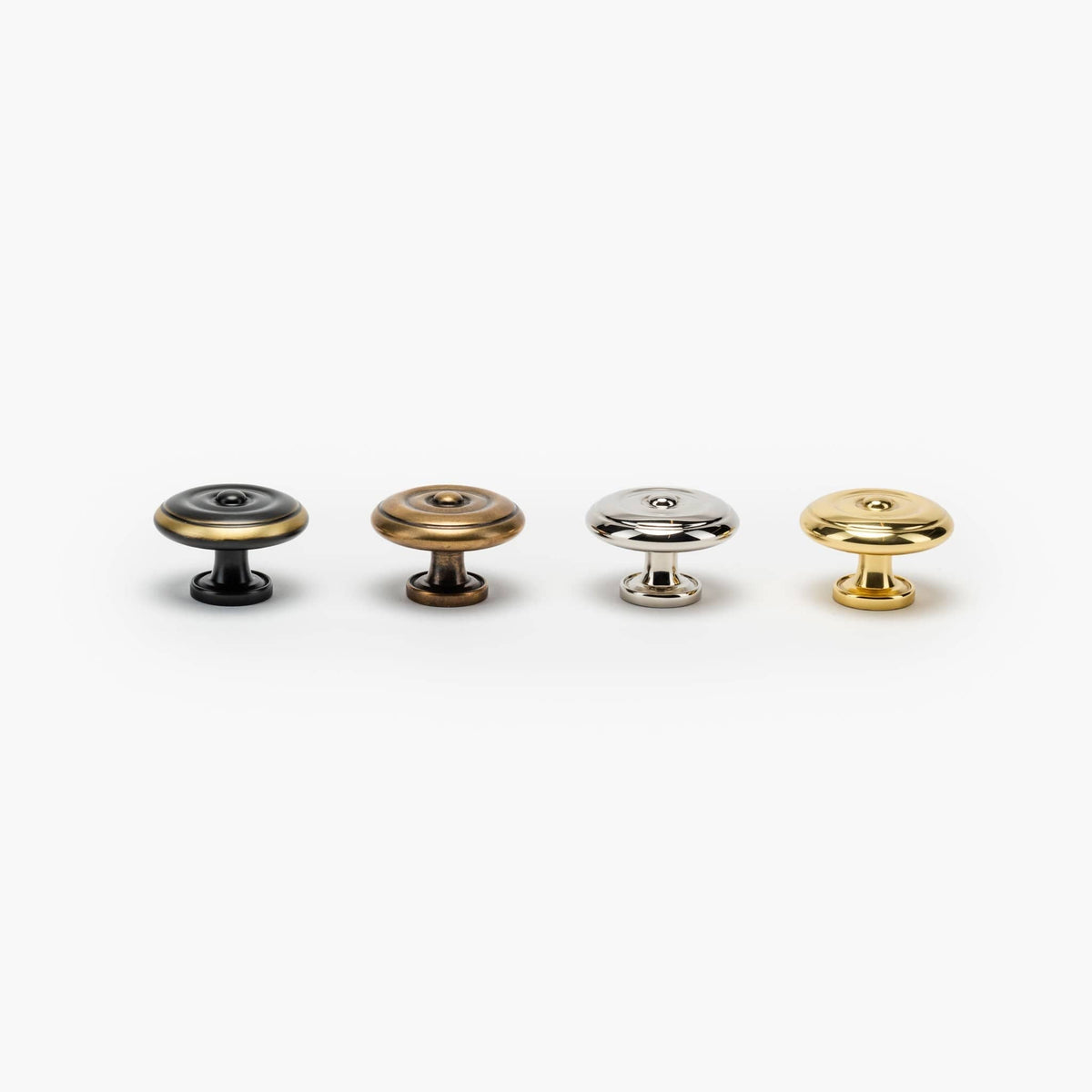 Valencia Rosette Knob - Polished Brass