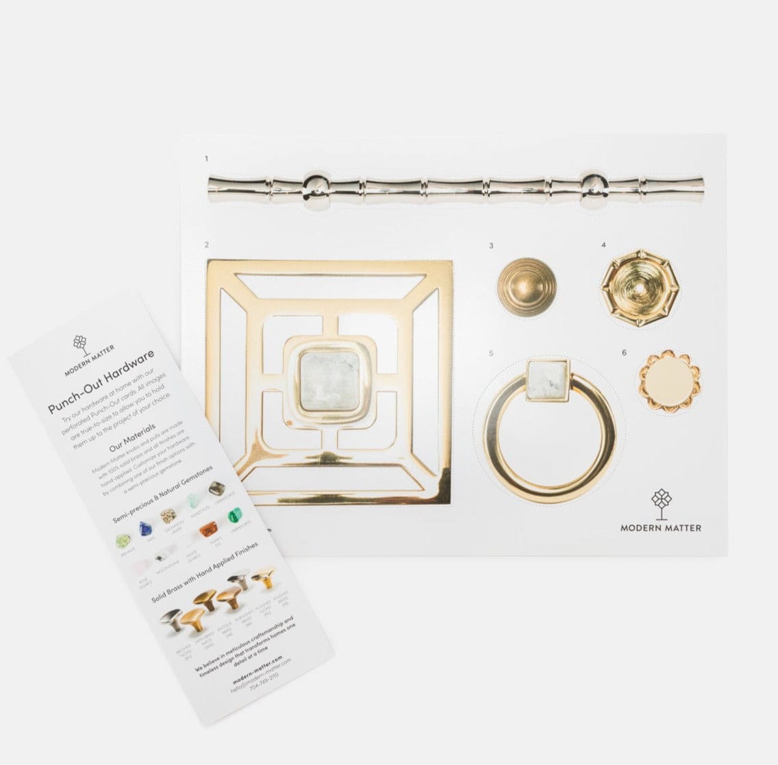 Modern Matter Modern Matter Hardware Punch Outs - Select Knobs & Pulls