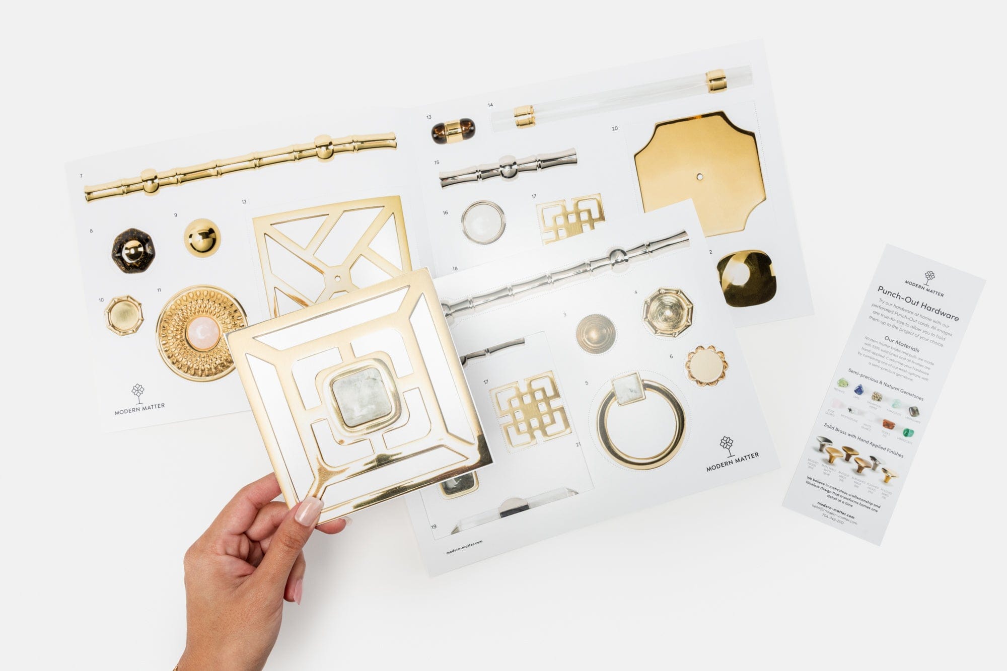 Modern Matter Modern Matter Hardware Punch Outs - Select Knobs & Pulls