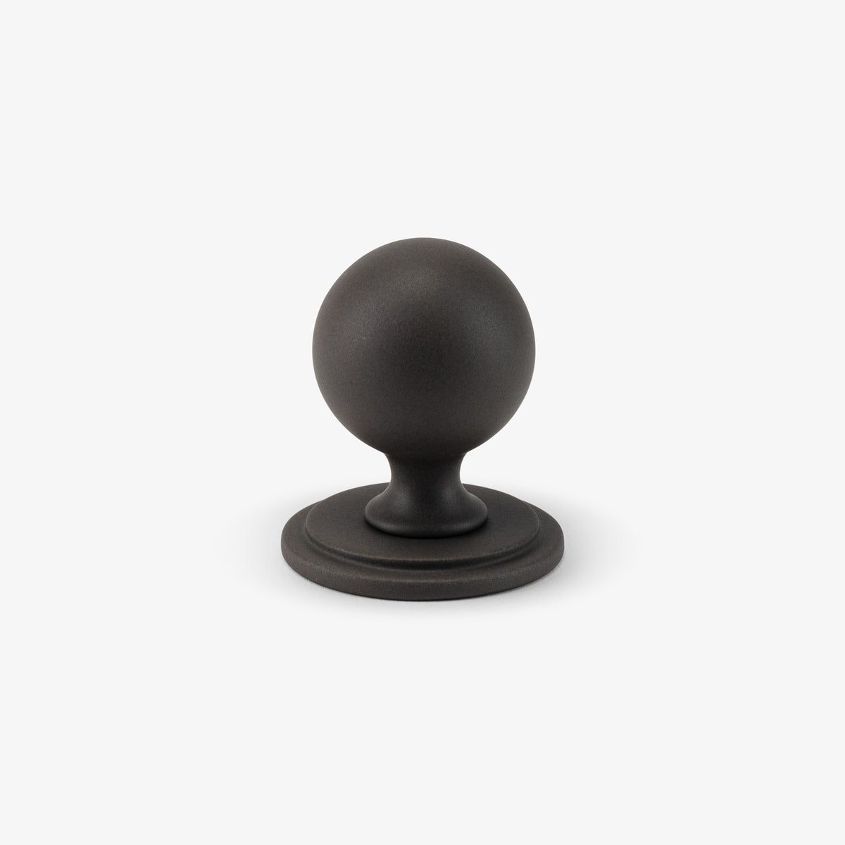 Cosmos 1.60" (41mm) Round Backplate - Powder Coat - Silhouette