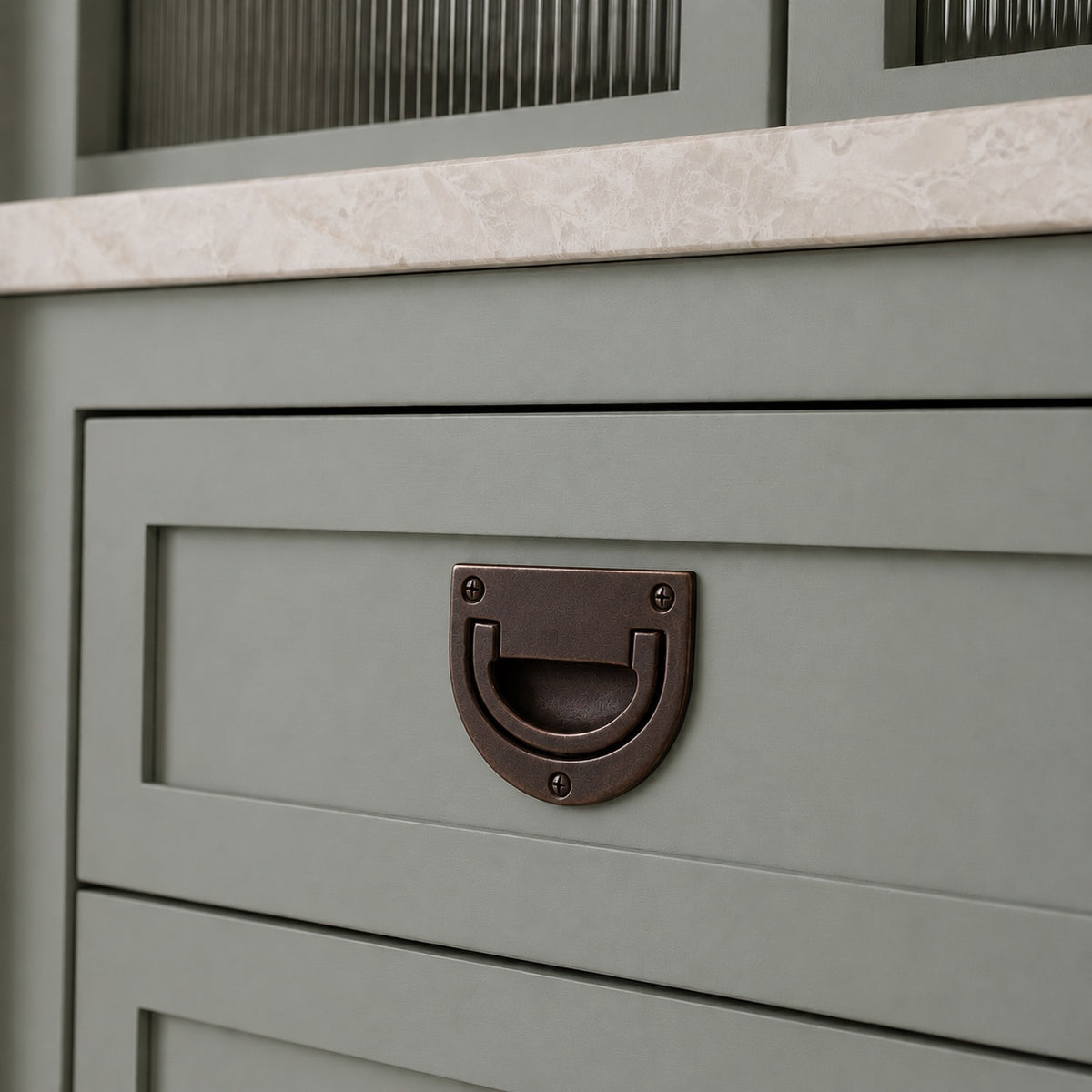 Monterey Recessed Pull (2.50" c-c) - Dark Bronze