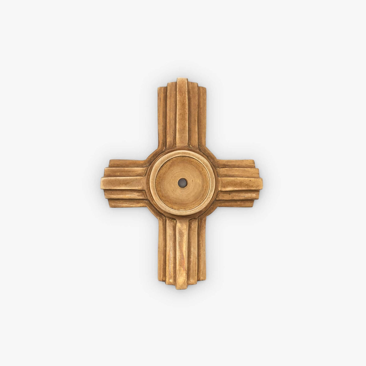 Gloria 3" Backplate - Burnished Brass