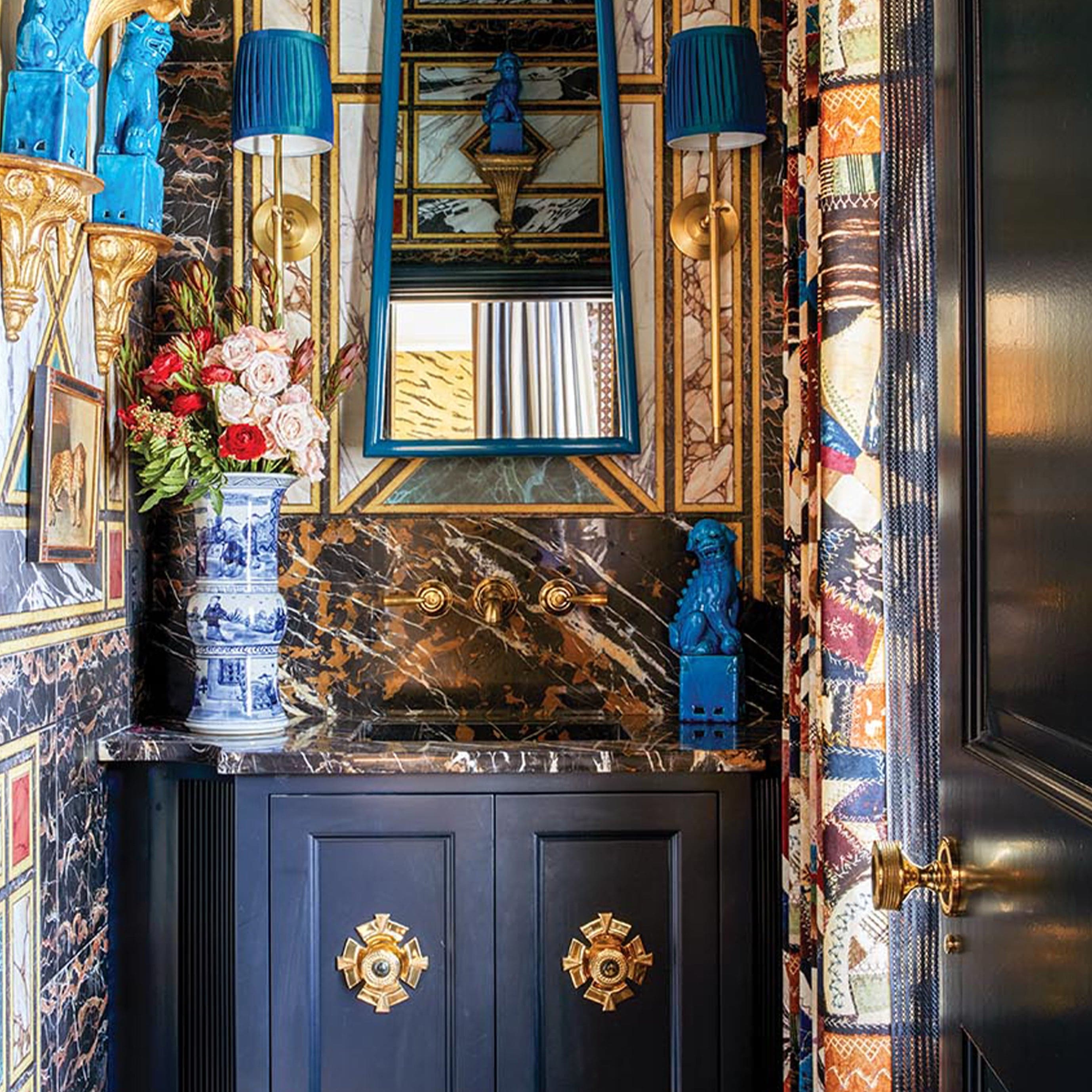 Interior by Michelle Nussbaumer for the FLOWER Magazine Atlanta Showhouse. Photography by Emily Followill.