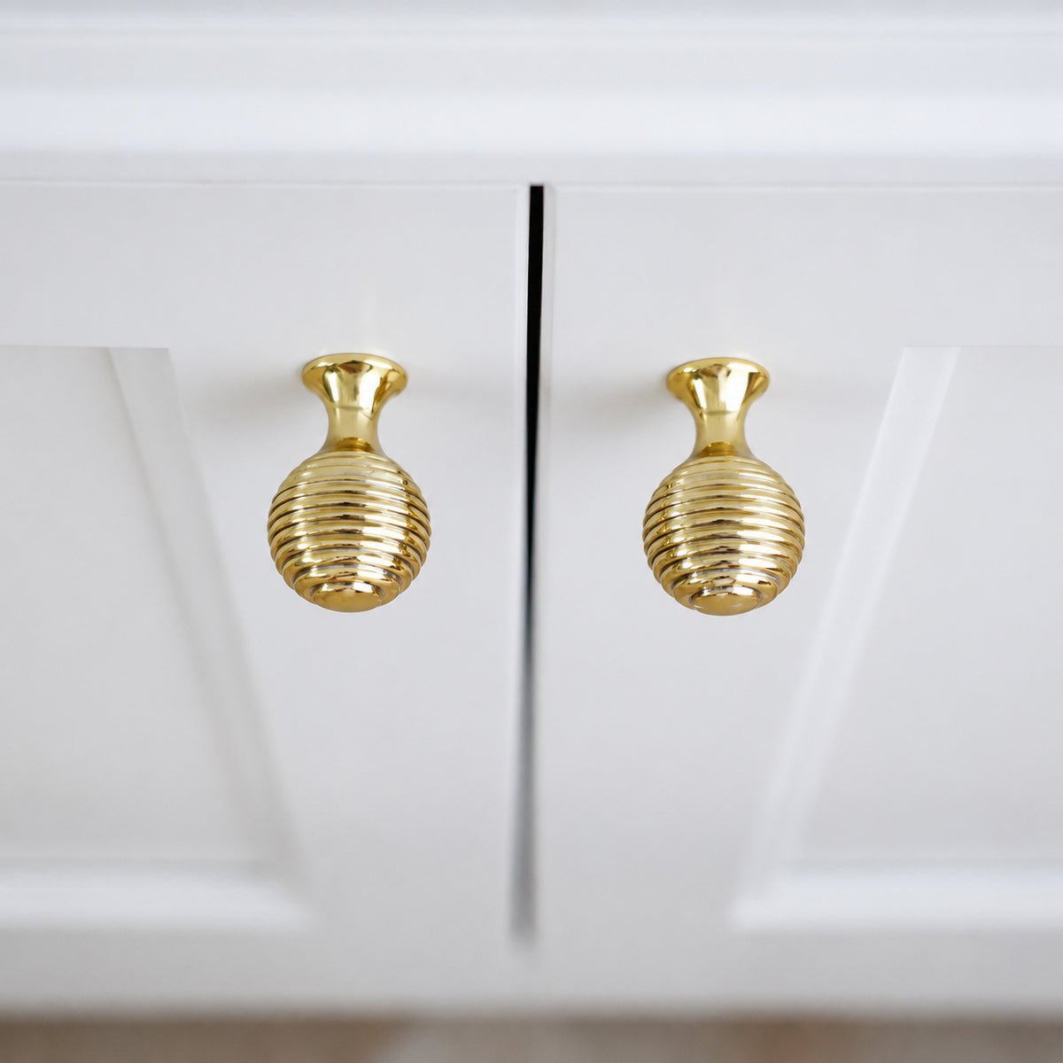 Washington Knob - Polished Brass