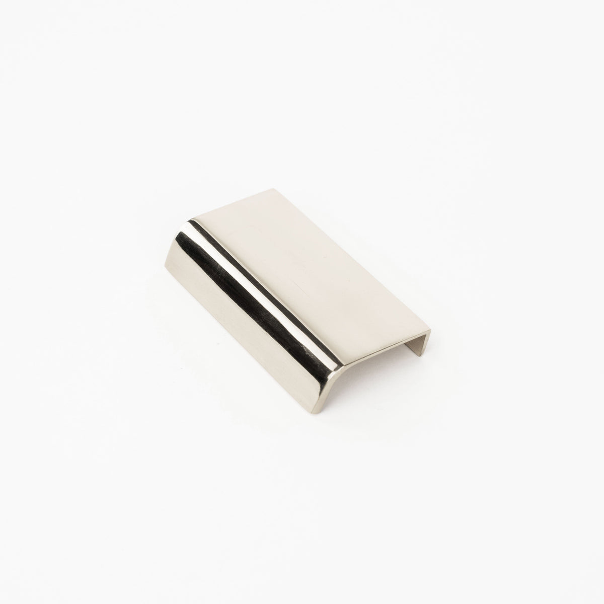 Alexandria 4" Waterfall Pull - Polished Nickel
