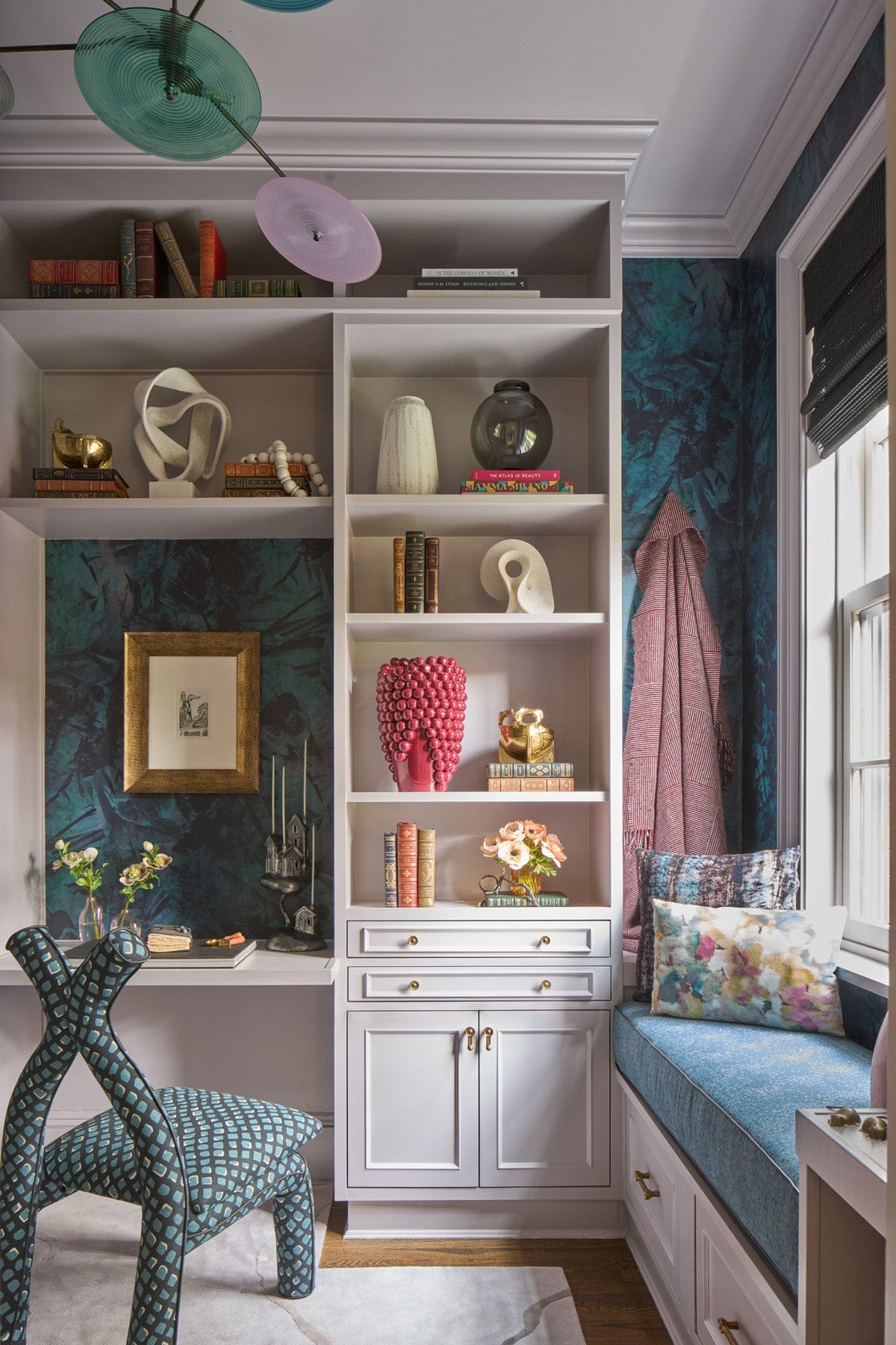 Writer’s study by Studio Jai Home ( @ studiojaihome ) on the second floor. All photography by Marco Ricca