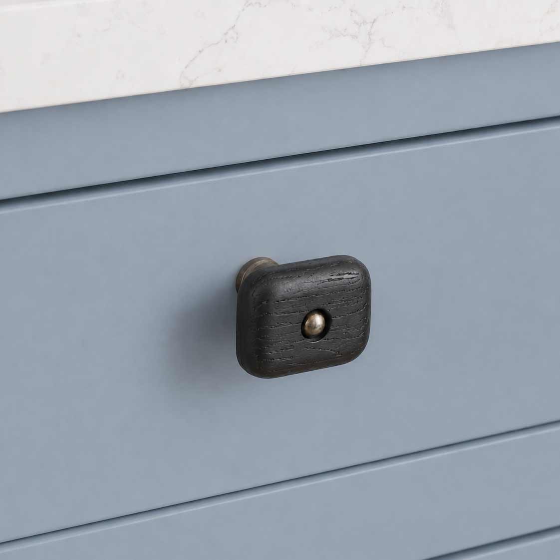 Hudson Wood Knob - Antique Nickel
