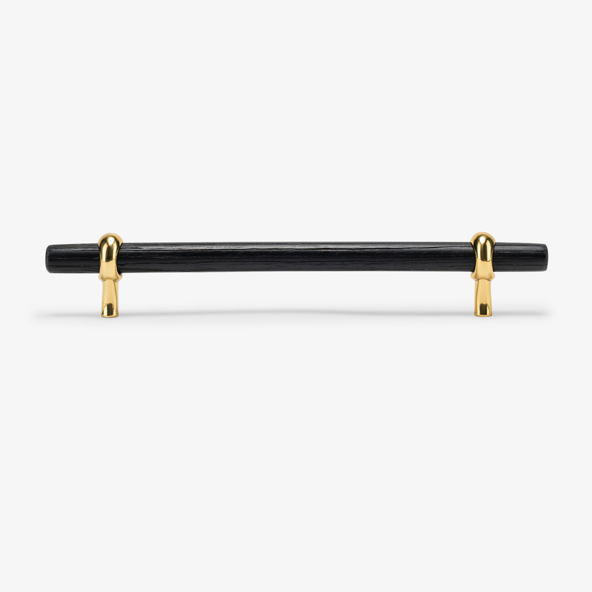 Hudson Wood Bar Pull - Unlacquered Brass