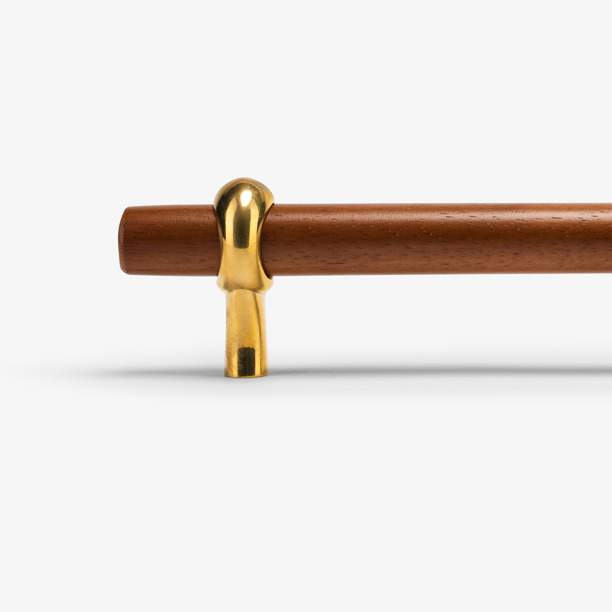 Hudson Wood Appliance Pull - Unlacquered Brass