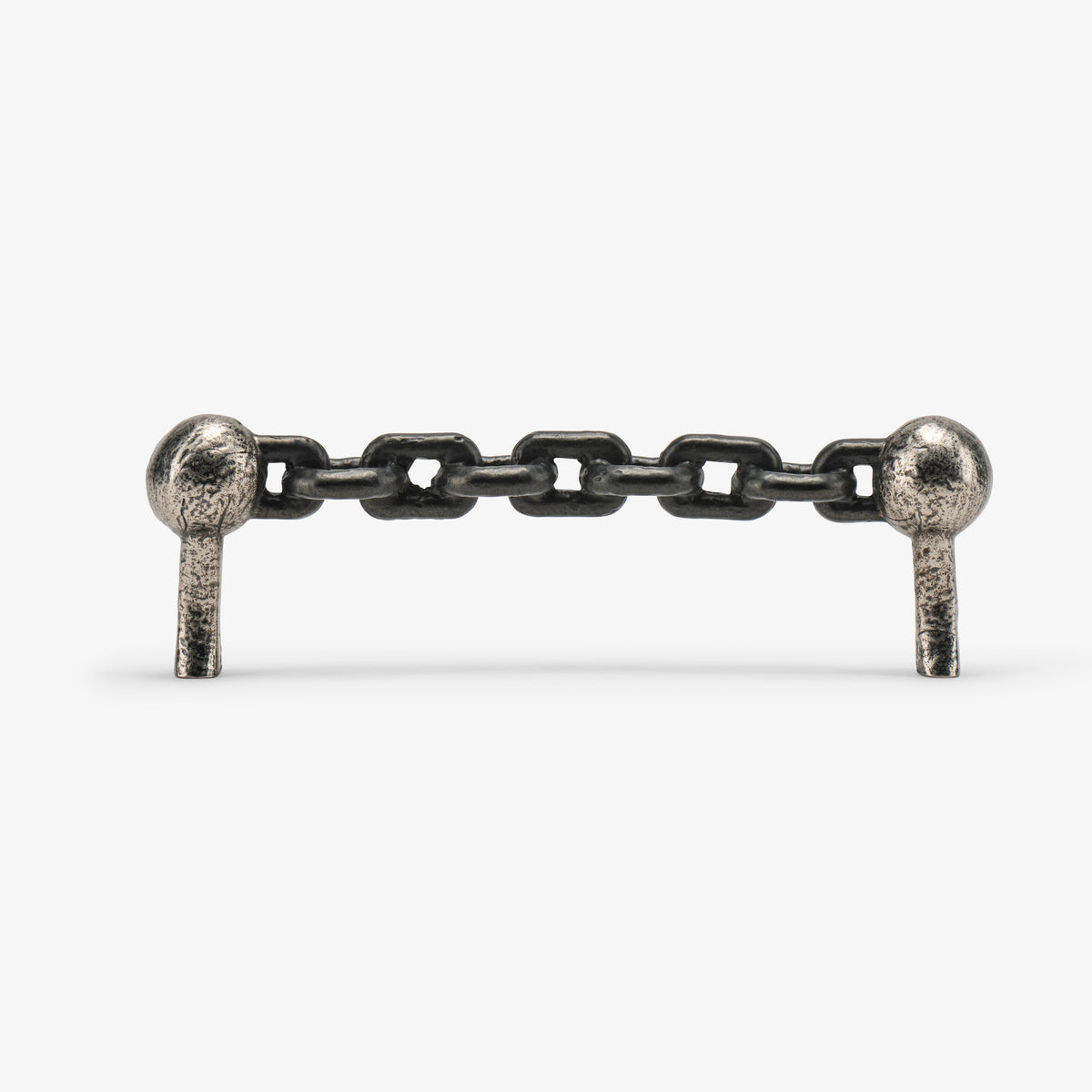 Bennett Chain Pull (4" C-C) - Gunmetal - Antique Nickel