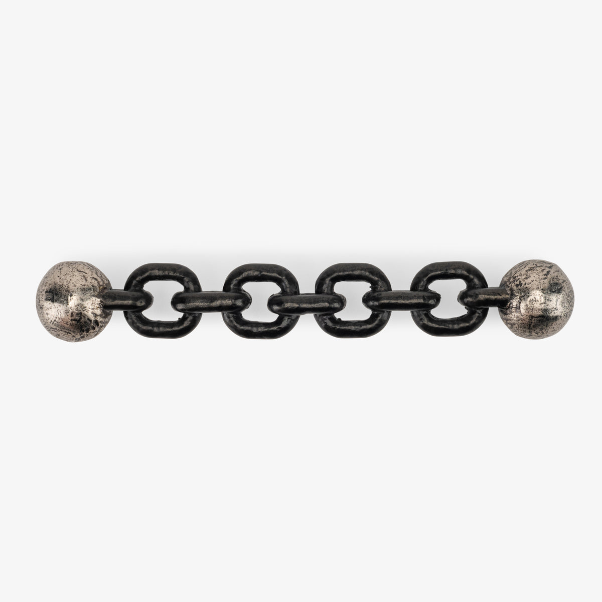 Bennett Chain Pull (4" C-C) - Gunmetal - Antique Nickel