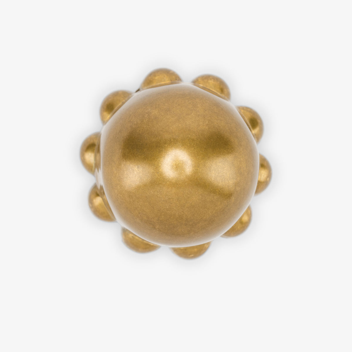 Paloma 1.20" Solid Brass Knob - Burnished Brass