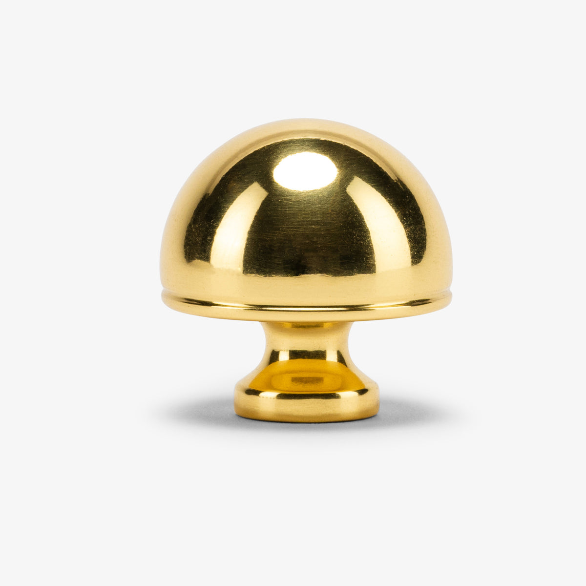 Elsie 1" Solid Brass Knob - Unlacquered Brass