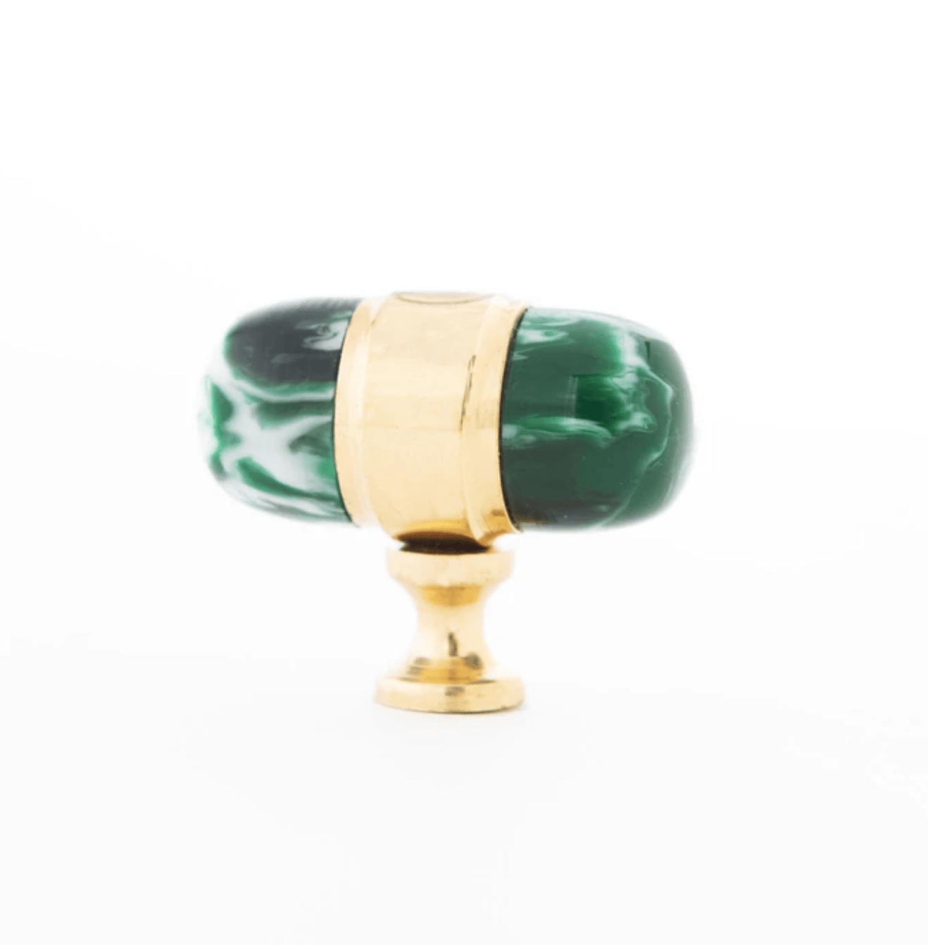 Edgewood Elliptical Knob - Emerald