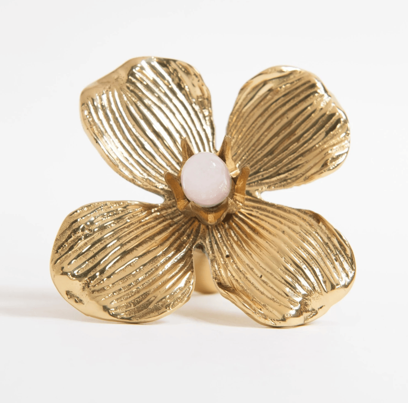 Dogwood 3" Custom Knob - Rose Quartz