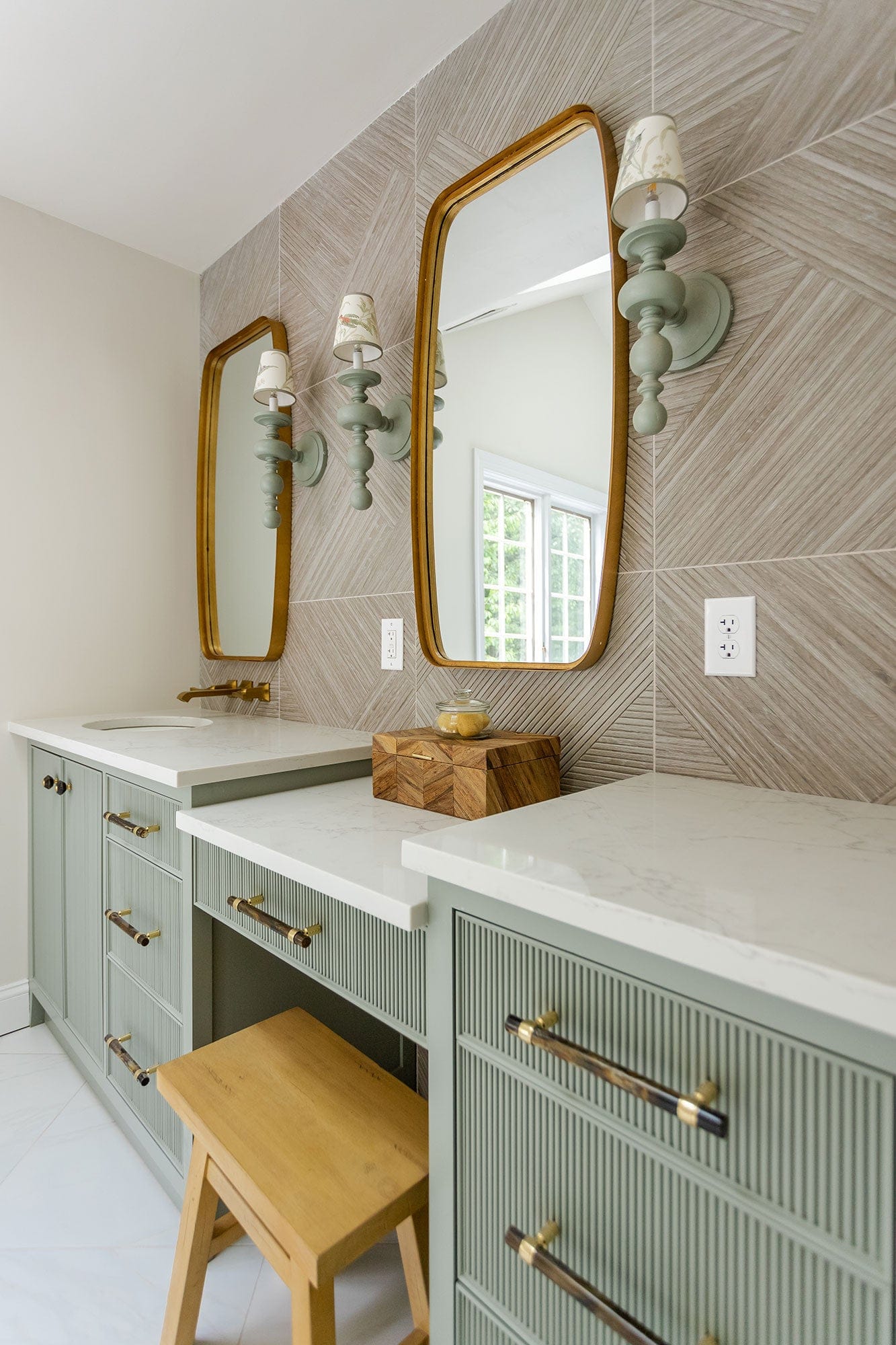 Q: We love your use of color in your projects, any tips on creating unique color palettes?