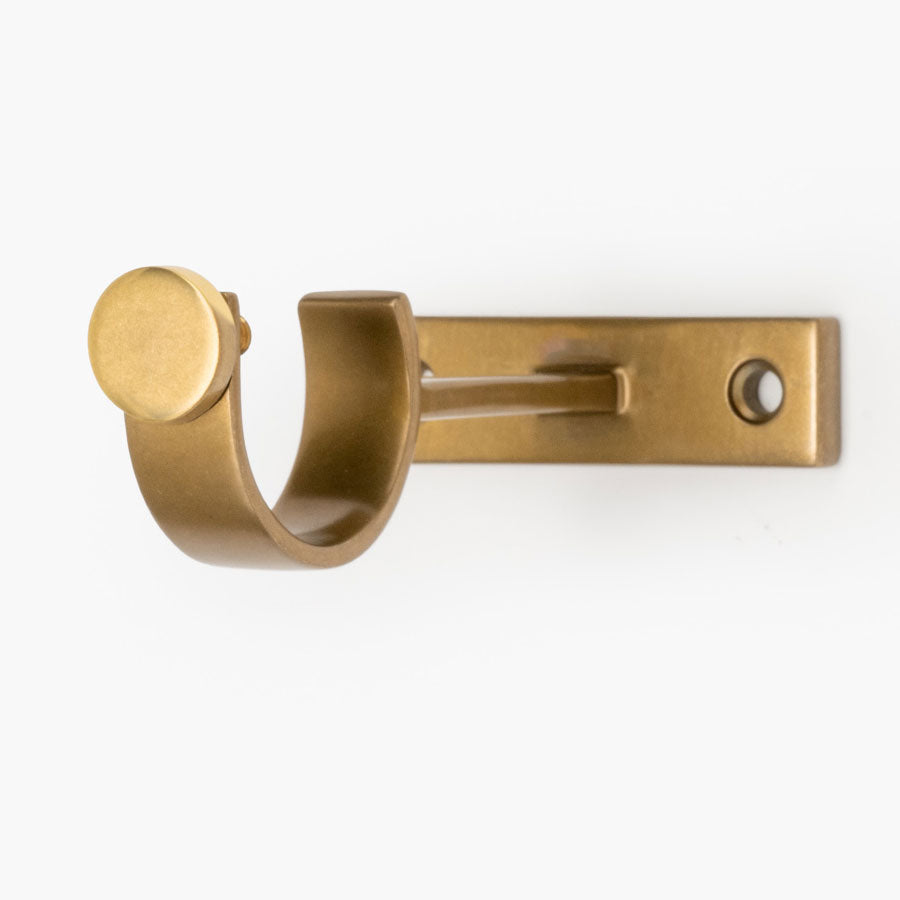 Center Support Bracket – Burnished Brass