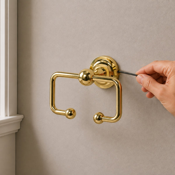 Attach the Toilet Paper Holder