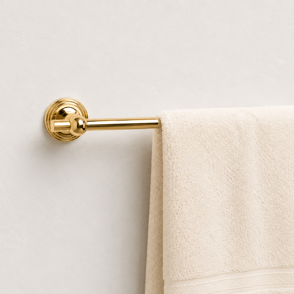 Laurel 18" Brass Towel Bar - Unlacquered Brass