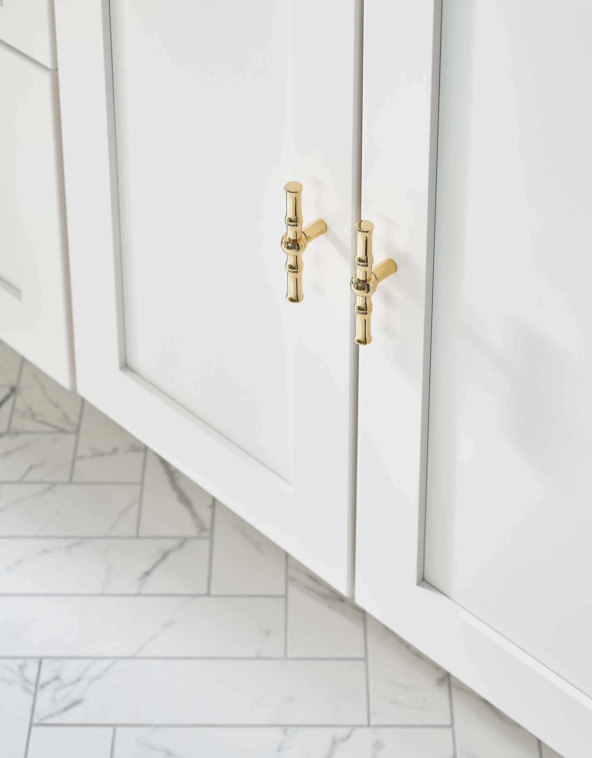 Q: How do you think about hardware when designing a Primary Bathroom?