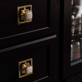 Benson 1.25" Custom Knob w/ Benson 3.40" Backplate - Polished Brass