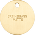 Satin Brass Matte