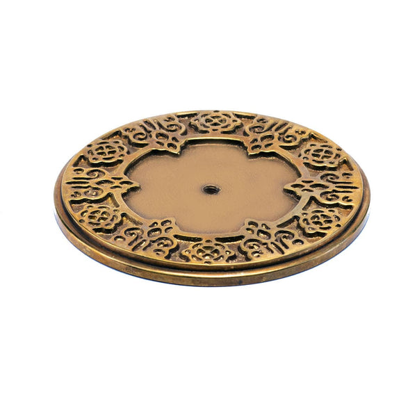 Antique Brass Figural Backplate Hardware