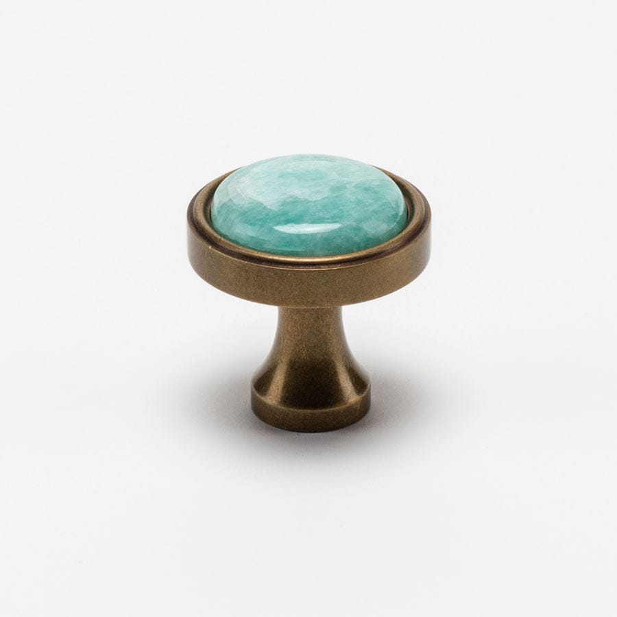 Modern Matter New Lane 1.40" Custom Knob - Burnished Brass Knob
