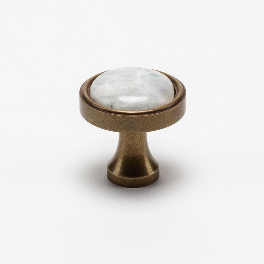 Modern Matter New Lane 1.40" Custom Knob - Burnished Brass Knob