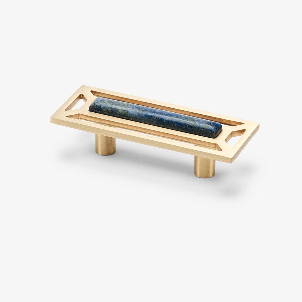 Modern Matter New McCoy 4" Custom Pull - Satin Brass Matte Pull